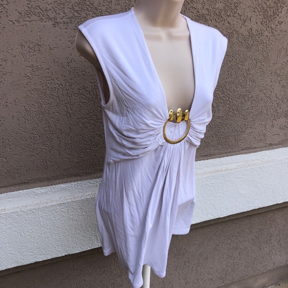 White top with gold. size Small from Caché - Picture 3 of 7